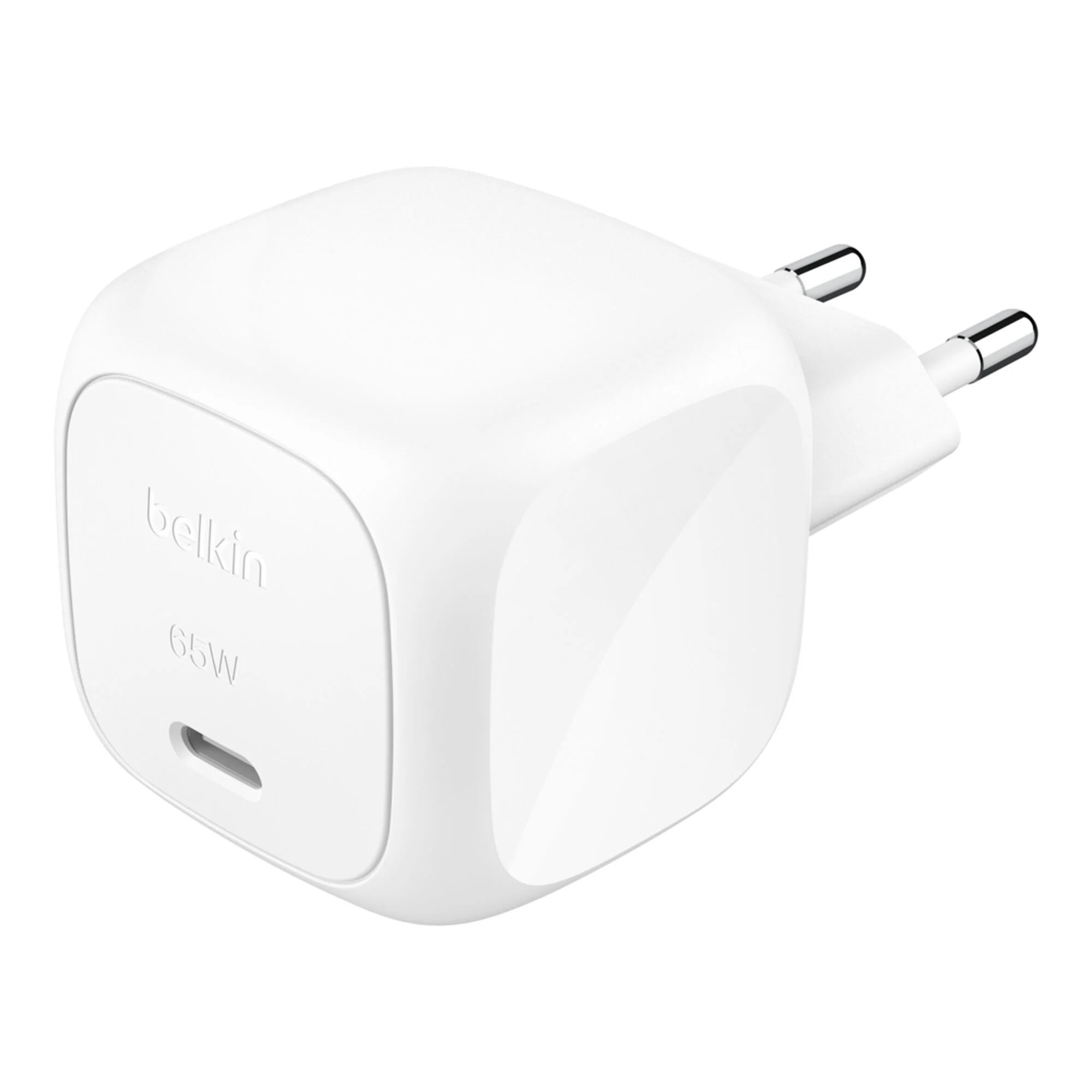 Chargeur Belkin BoostCharge USB-C compact 65 W blanc