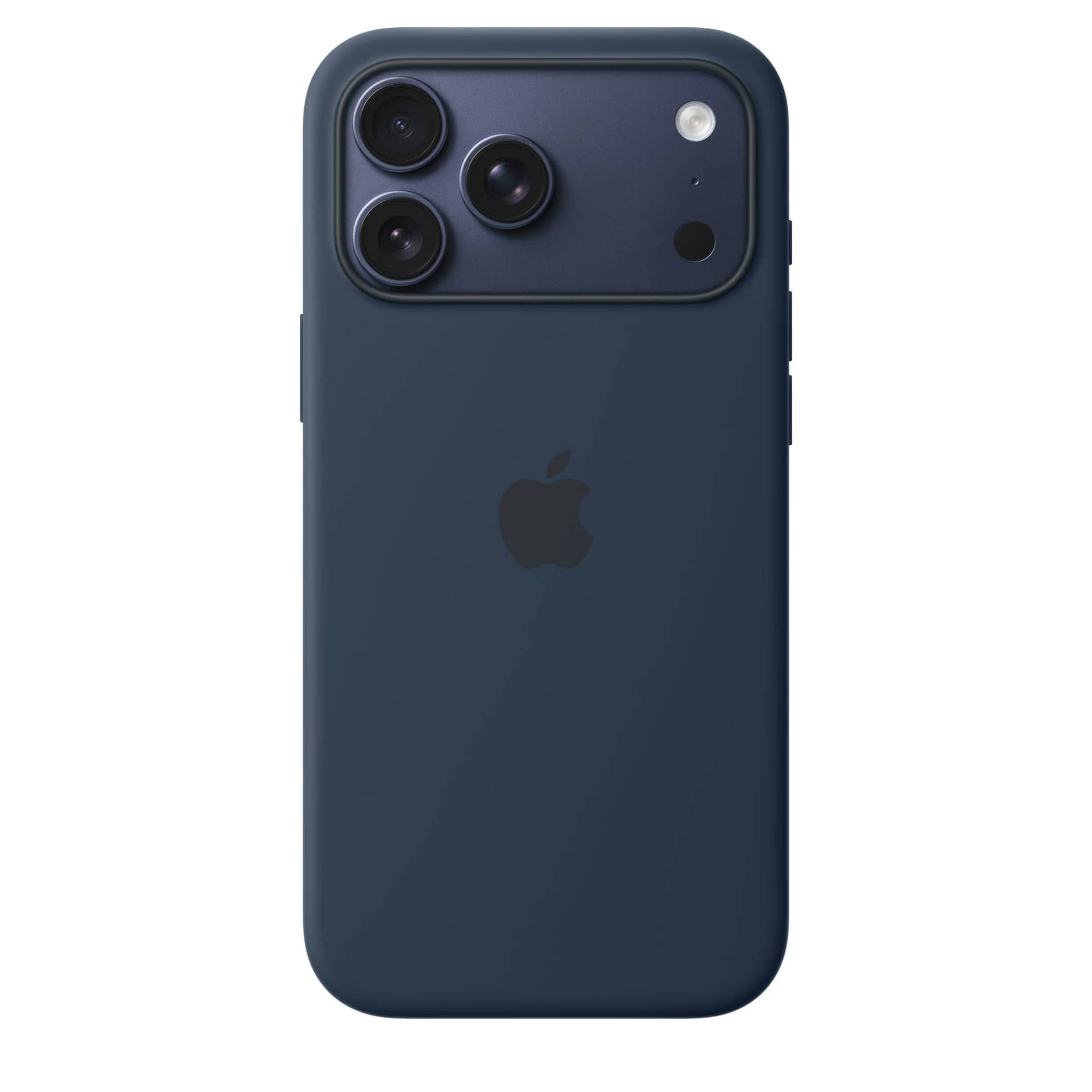 Coque en silicone MagSafe pour iPhone 17 Pro Max Minuit – photo principale