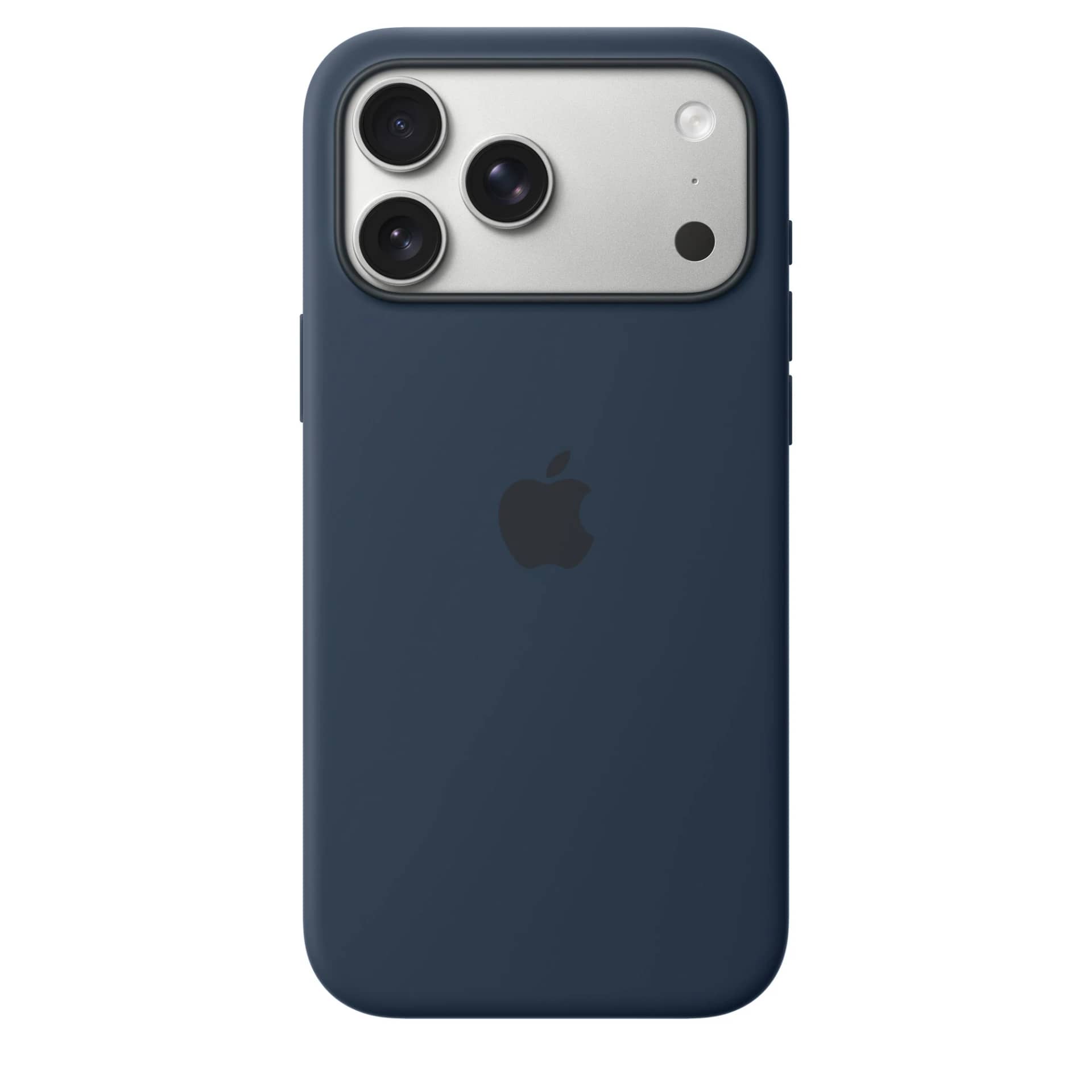 Coque en silicone MagSafe pour iPhone 17 Pro Max Minuit – vue 2
