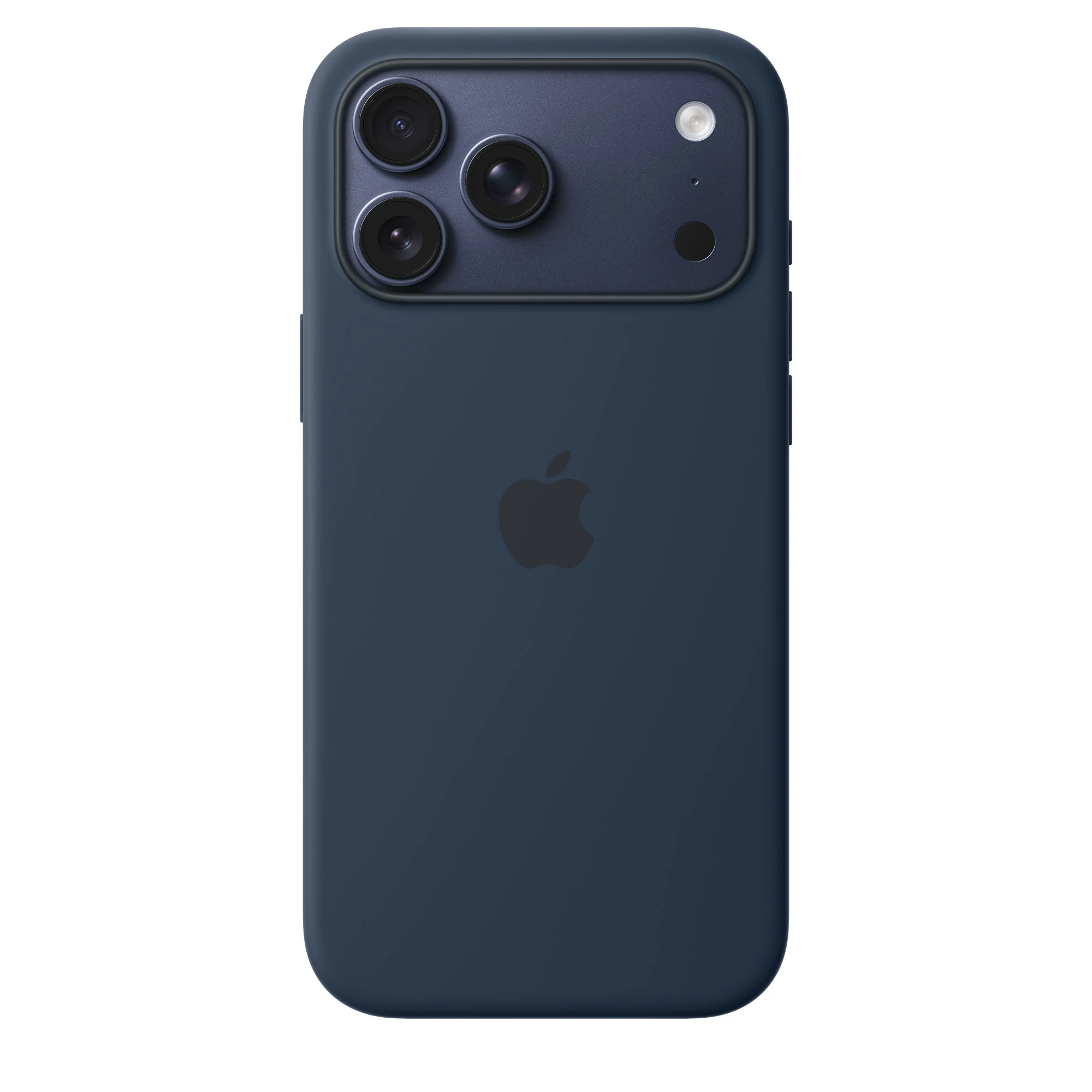 Coque en silicone MagSafe pour iPhone 17 Pro Max Minuit – photo principale