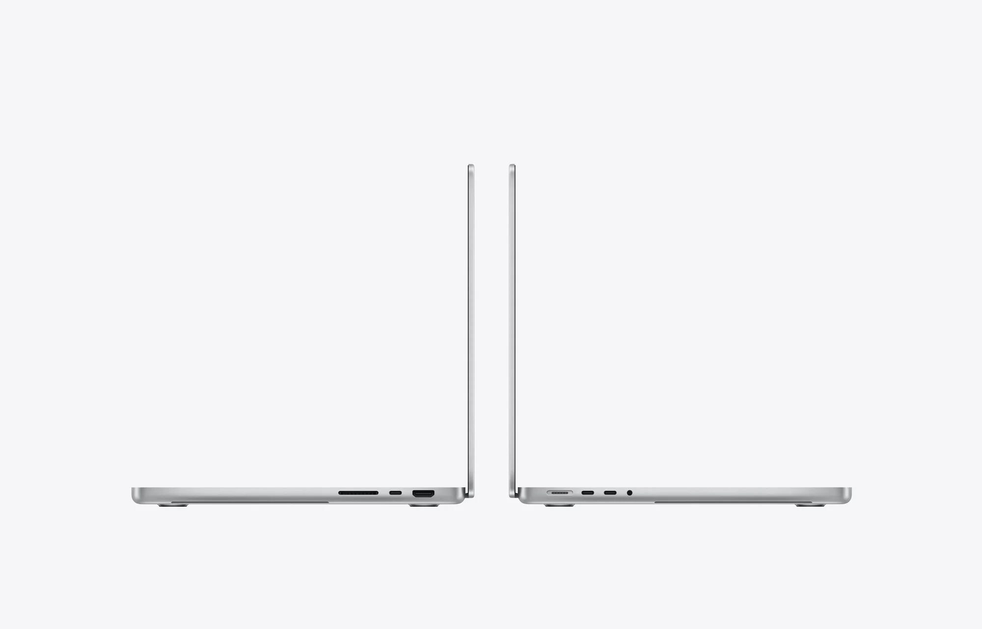 MacBook Pro M5 Max Argent – vue 3