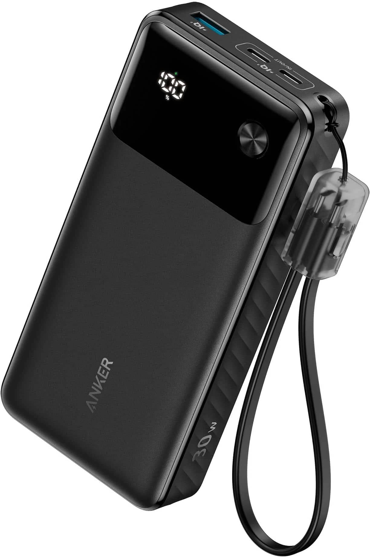 Anker Powercore 30W 20000mAh Power Bank with USB-C cable – vue 1