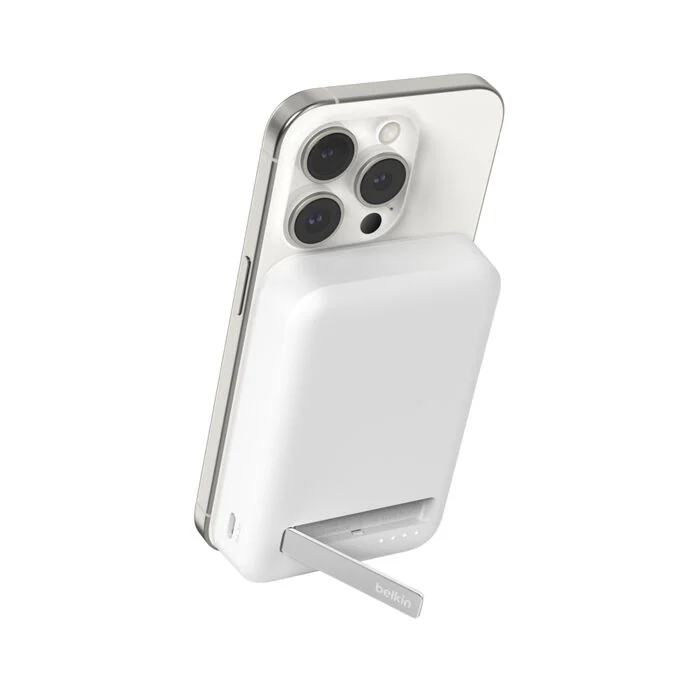BoostCharge Pro Magnetic Power Bank with Qi2 15W 10K Blanc – vue 1