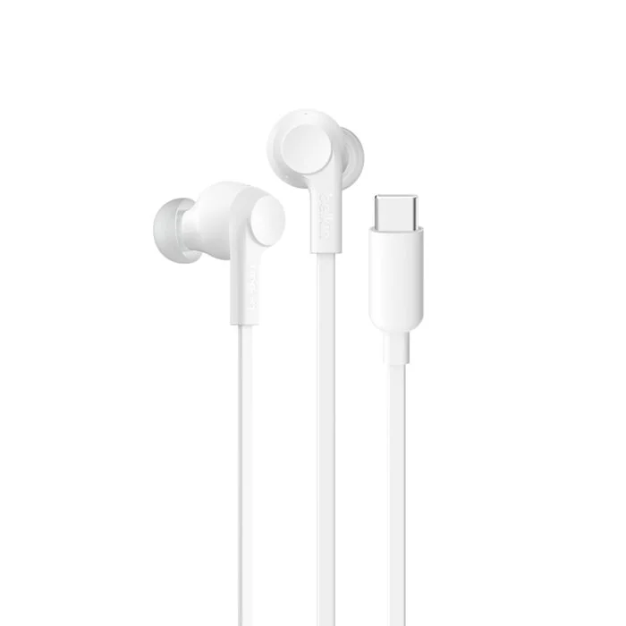 Earbuds filaires ANC USB-C Belkin Blanc – vue 1